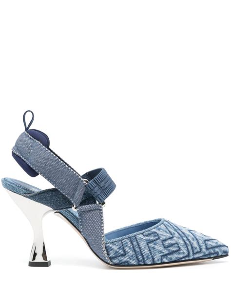 fendi freedom sandals|fendi denim sandals.